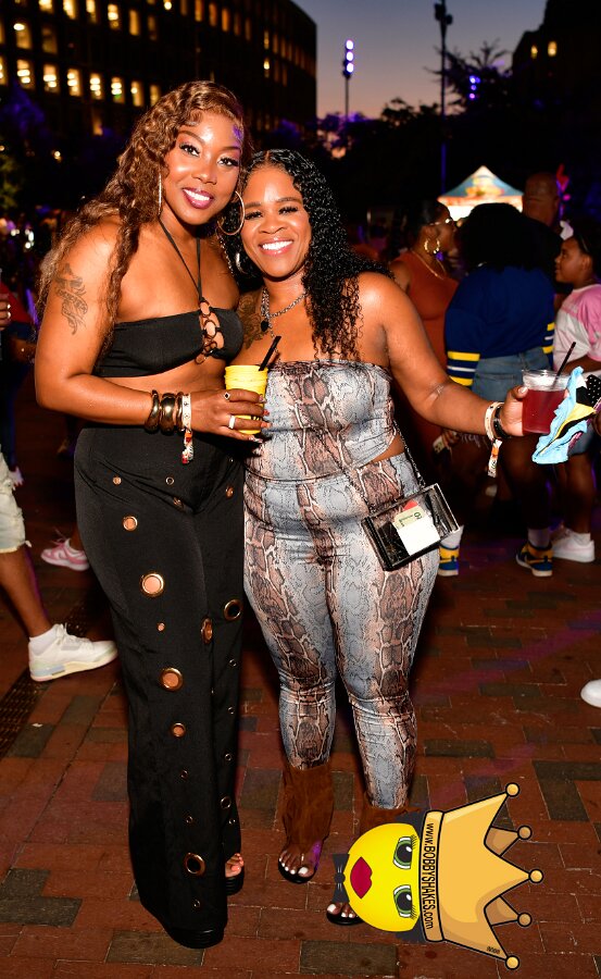 Machel Montano & Lady Lava performing live at Boston City Hall Plaza in Boston, MA, photographed by Bobby Shakes