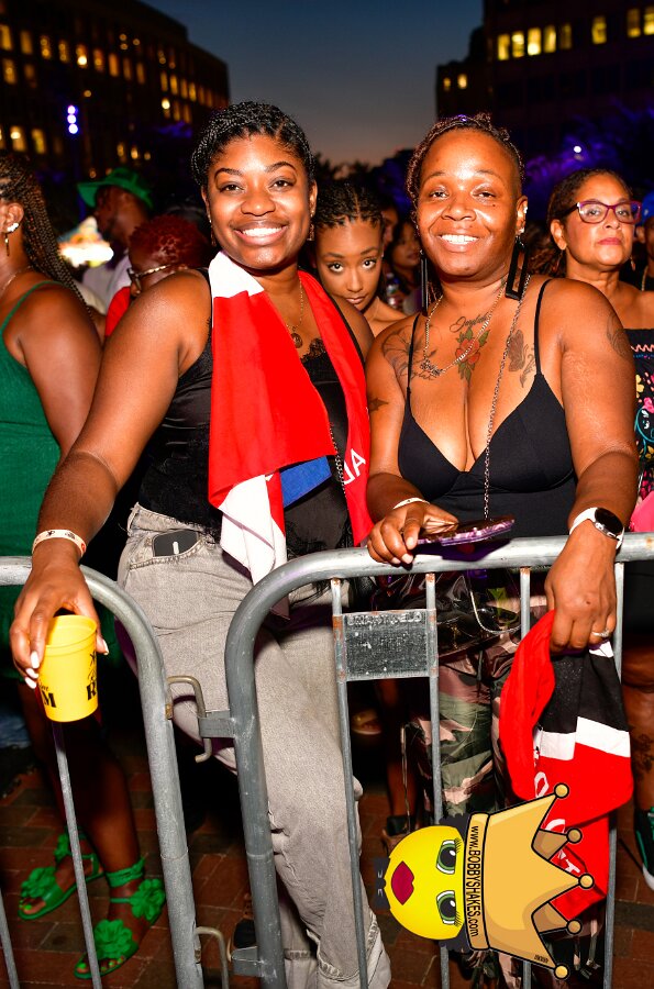 Machel Montano & Lady Lava performing live at Boston City Hall Plaza in Boston, MA, photographed by Bobby Shakes