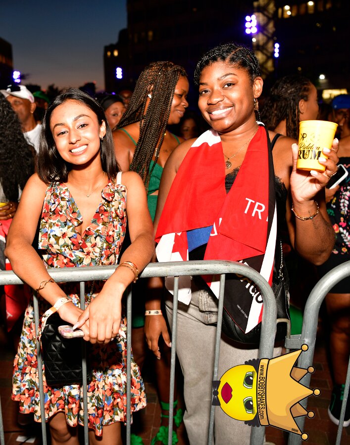 Machel Montano & Lady Lava performing live at Boston City Hall Plaza in Boston, MA, photographed by Bobby Shakes