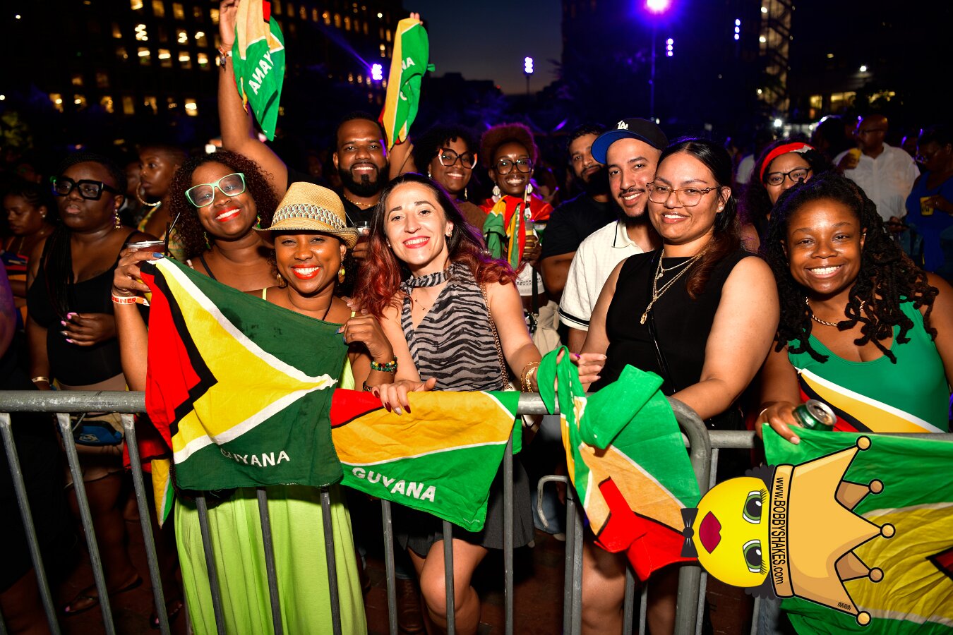 Machel Montano & Lady Lava performing live at Boston City Hall Plaza in Boston, MA, photographed by Bobby Shakes