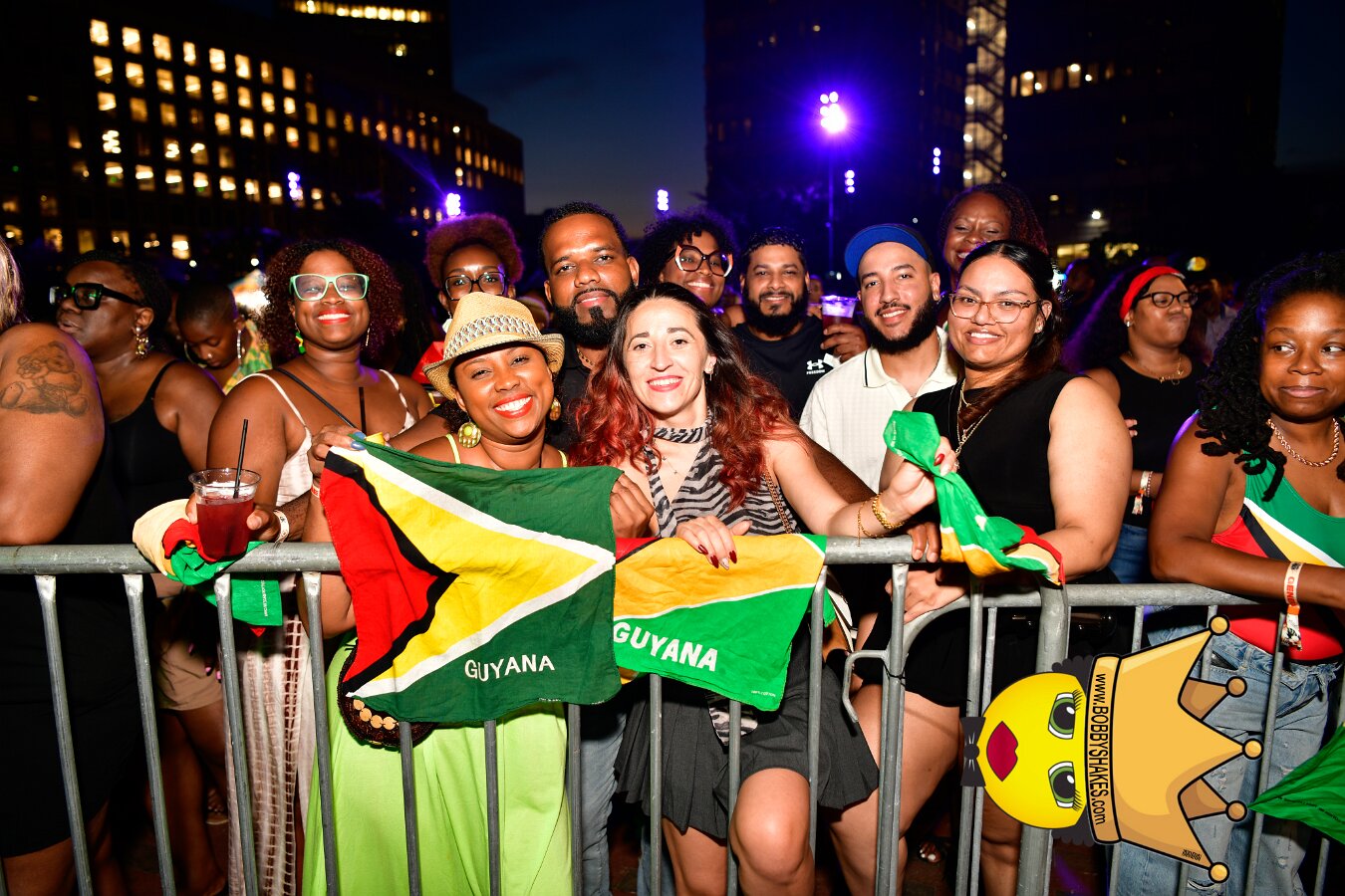 Machel Montano & Lady Lava performing live at Boston City Hall Plaza in Boston, MA, photographed by Bobby Shakes