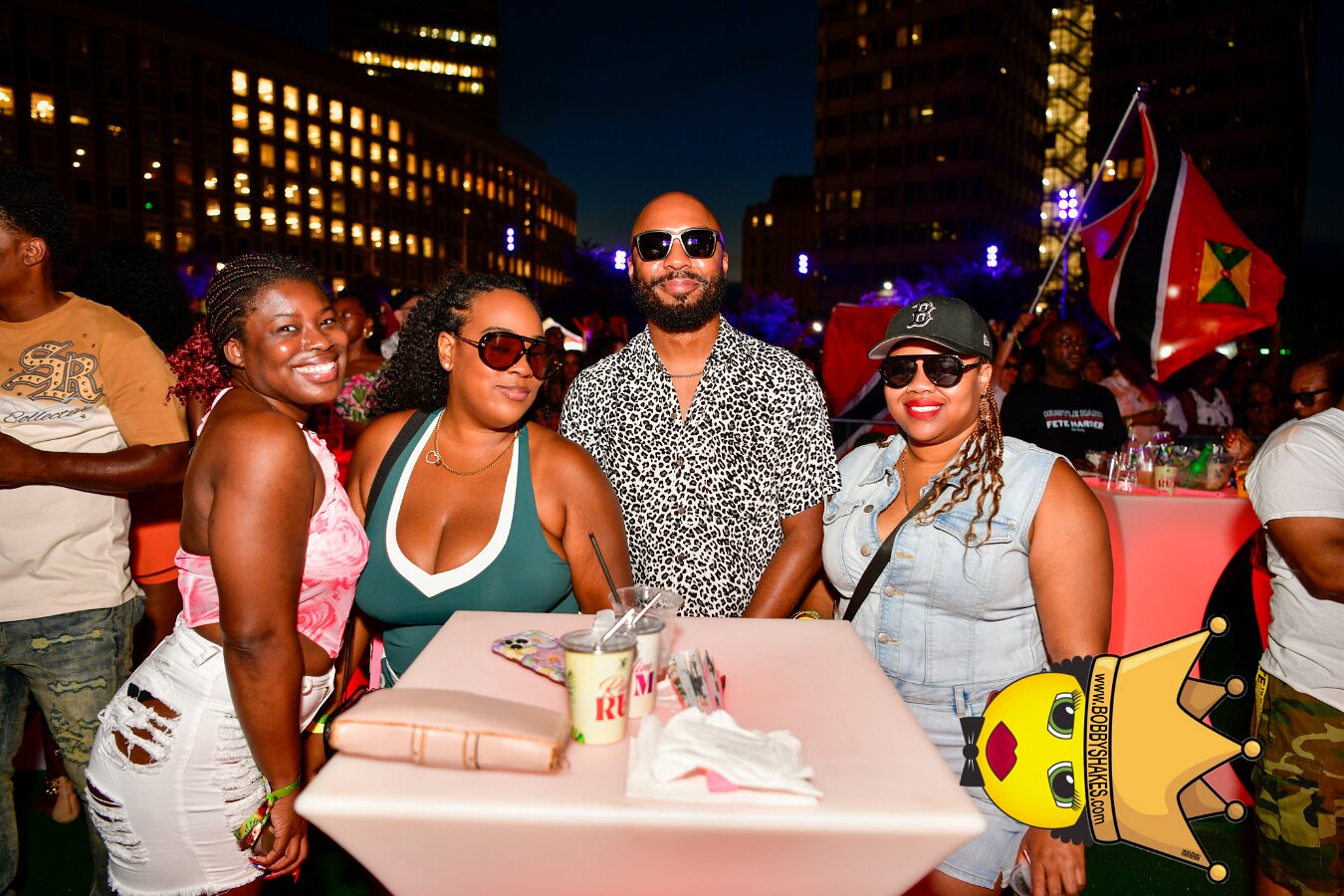 Machel Montano & Lady Lava performing live at Boston City Hall Plaza in Boston, MA, photographed by Bobby Shakes