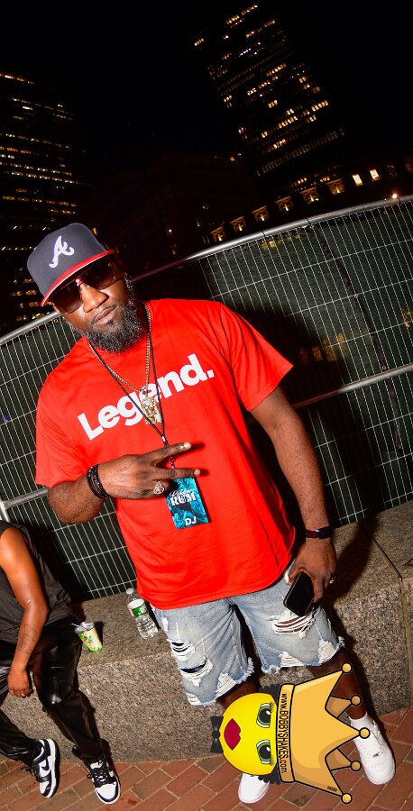 Machel Montano & Lady Lava performing live at Boston City Hall Plaza in Boston, MA, photographed by Bobby Shakes