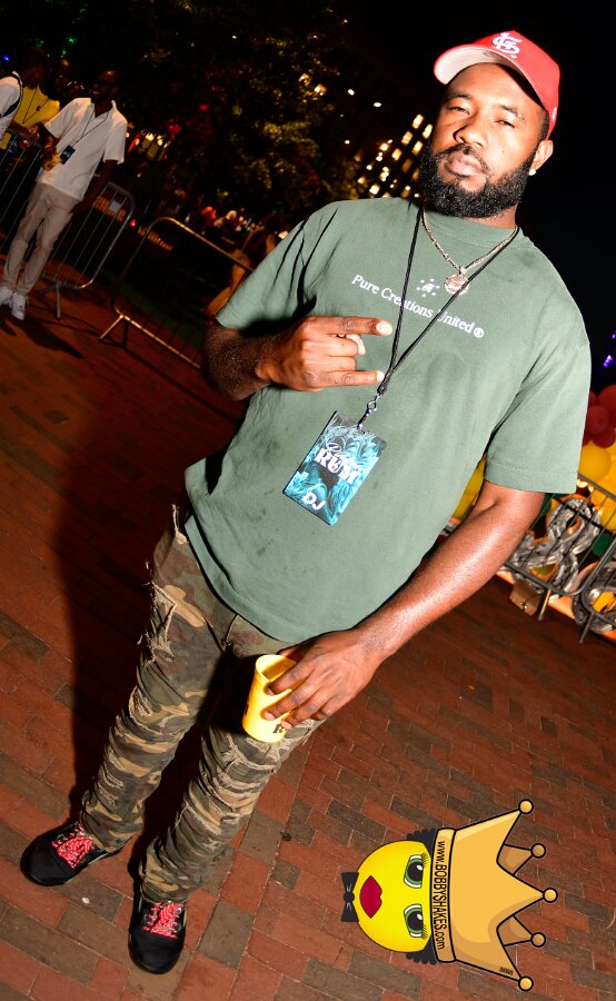 Machel Montano & Lady Lava performing live at Boston City Hall Plaza in Boston, MA, photographed by Bobby Shakes