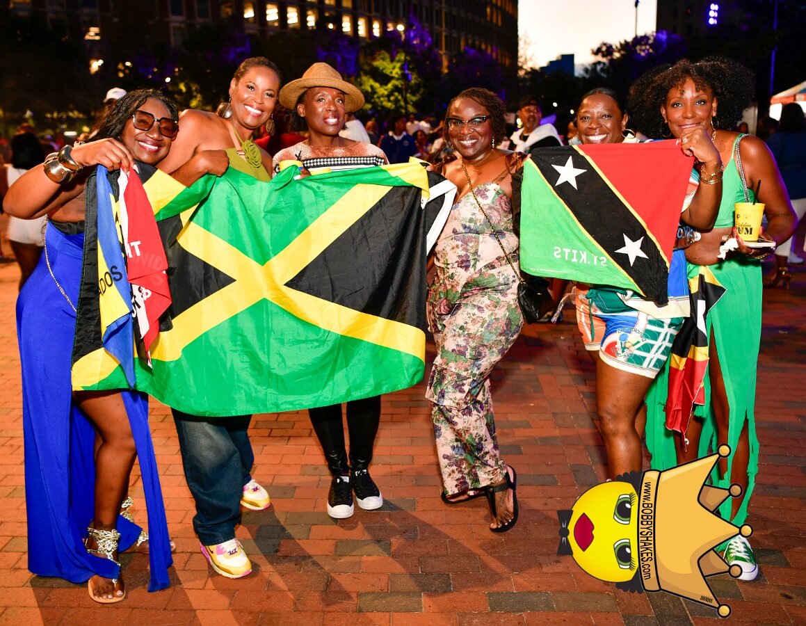 Machel Montano & Lady Lava performing live at Boston City Hall Plaza in Boston, MA, photographed by Bobby Shakes