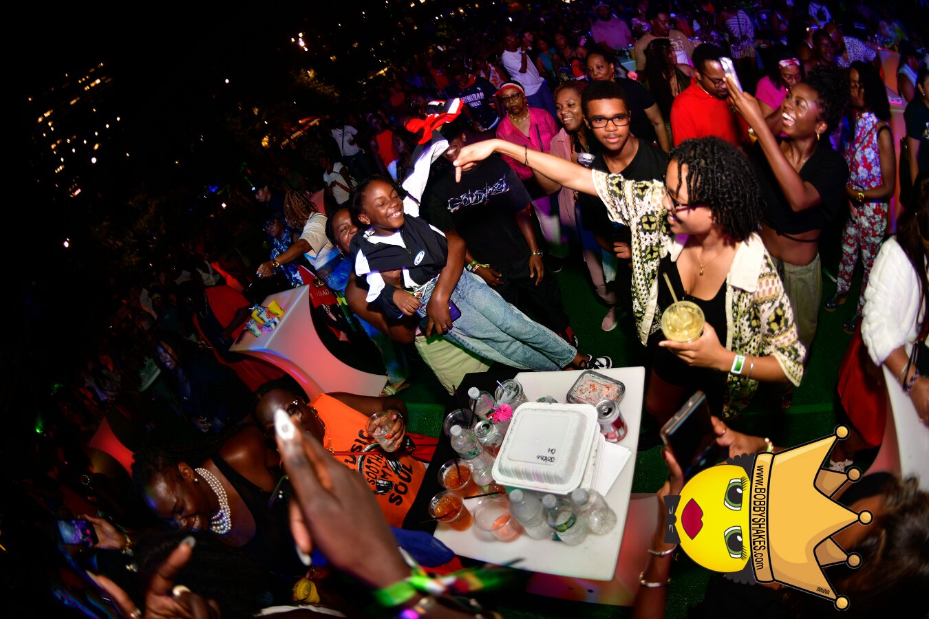 Machel Montano & Lady Lava performing live at Boston City Hall Plaza in Boston, MA, photographed by Bobby Shakes