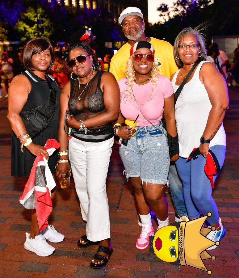 Machel Montano & Lady Lava performing live at Boston City Hall Plaza in Boston, MA, photographed by Bobby Shakes