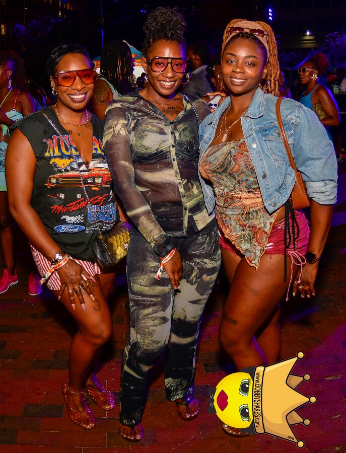Machel Montano & Lady Lava performing live at Boston City Hall Plaza in Boston, MA, photographed by Bobby Shakes