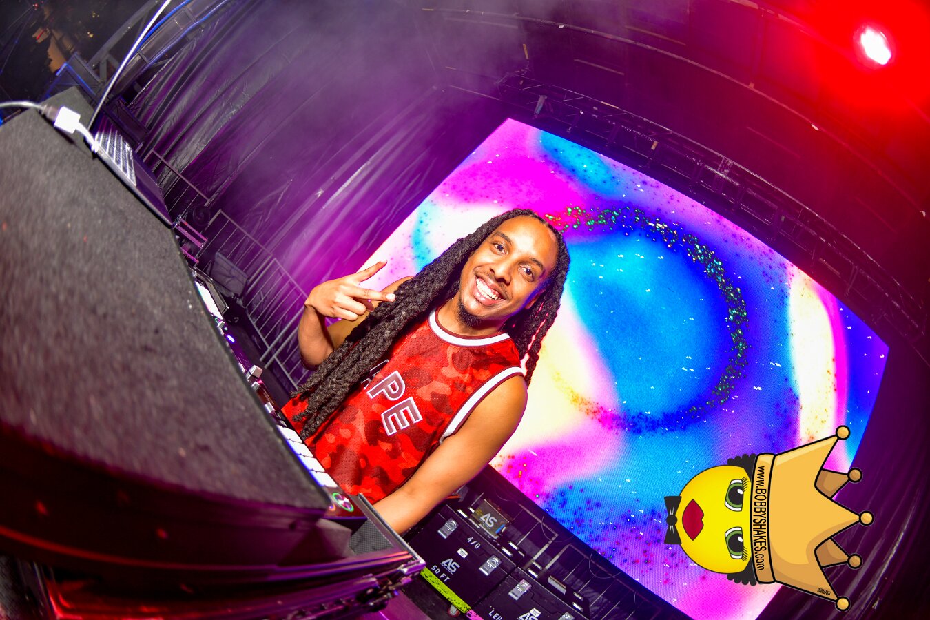 Machel Montano & Lady Lava performing live at Boston City Hall Plaza in Boston, MA, photographed by Bobby Shakes