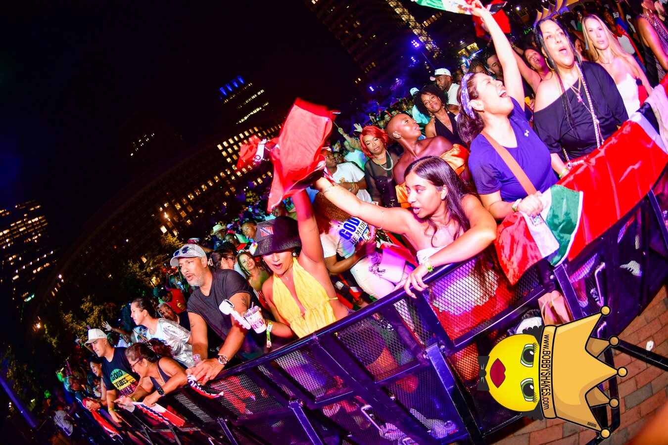 Machel Montano & Lady Lava performing live at Boston City Hall Plaza in Boston, MA, photographed by Bobby Shakes