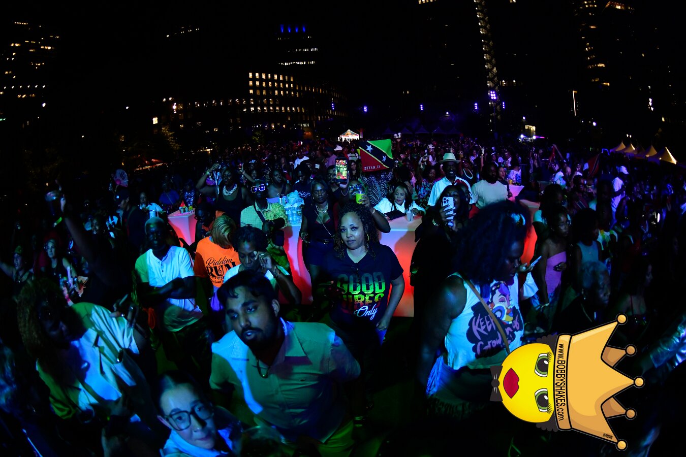 Machel Montano & Lady Lava performing live at Boston City Hall Plaza in Boston, MA, photographed by Bobby Shakes