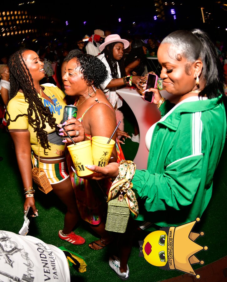 Machel Montano & Lady Lava performing live at Boston City Hall Plaza in Boston, MA, photographed by Bobby Shakes