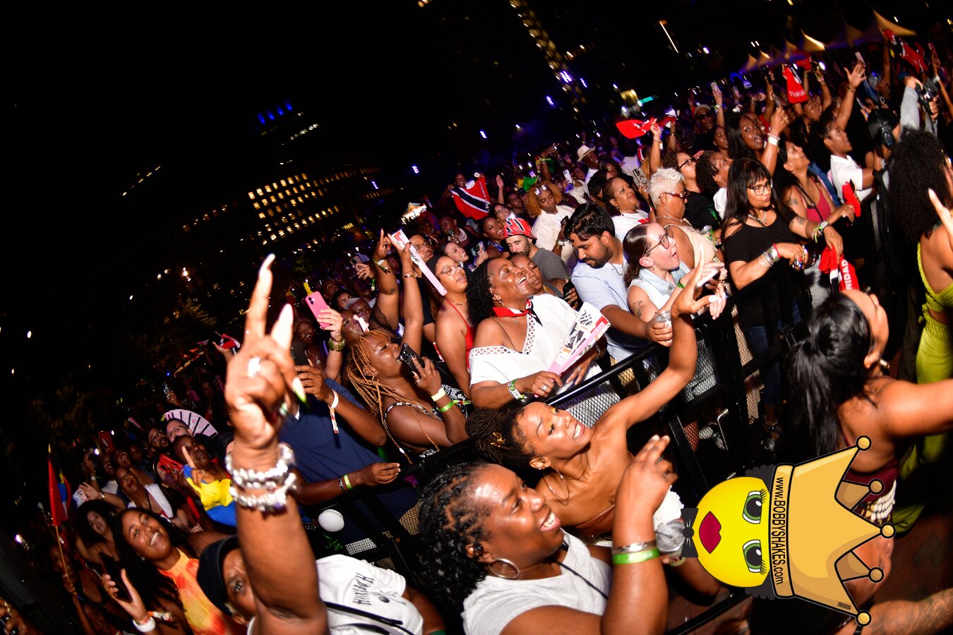 Machel Montano & Lady Lava performing live at Boston City Hall Plaza in Boston, MA, photographed by Bobby Shakes