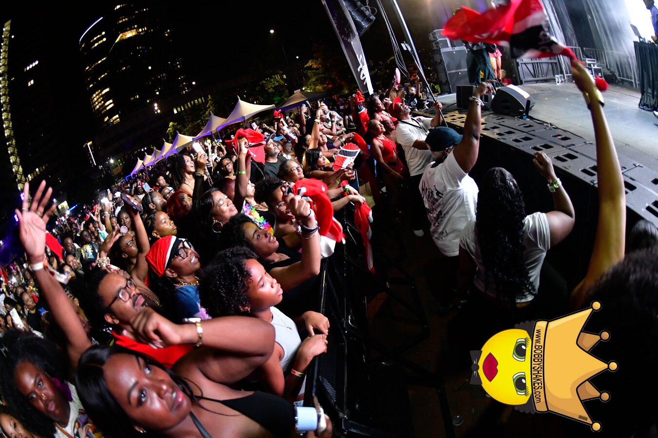 Machel Montano & Lady Lava performing live at Boston City Hall Plaza in Boston, MA, photographed by Bobby Shakes