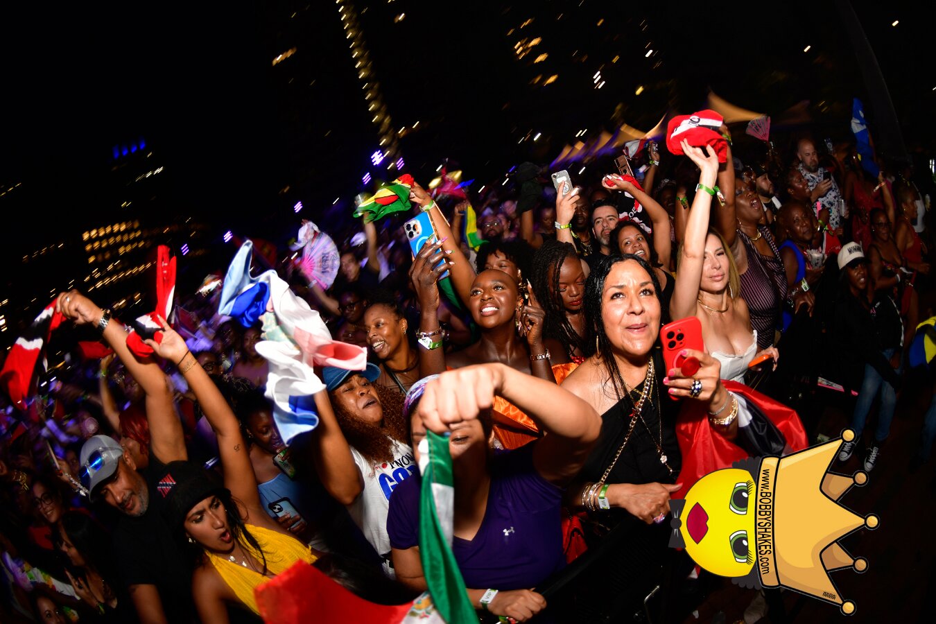 Machel Montano & Lady Lava performing live at Boston City Hall Plaza in Boston, MA, photographed by Bobby Shakes