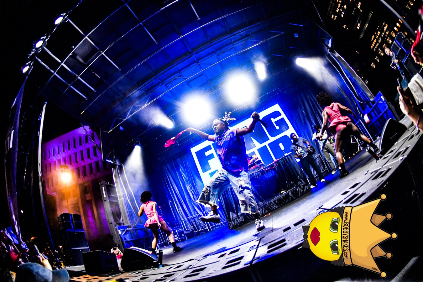 Machel Montano & Lady Lava performing live at Boston City Hall Plaza in Boston, MA, photographed by Bobby Shakes
