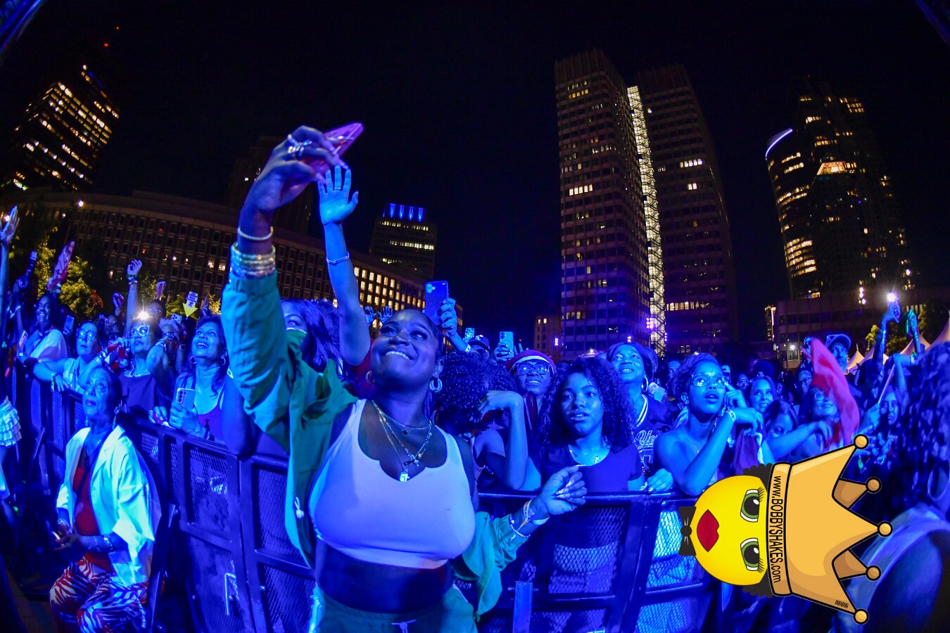 Machel Montano & Lady Lava performing live at Boston City Hall Plaza in Boston, MA, photographed by Bobby Shakes