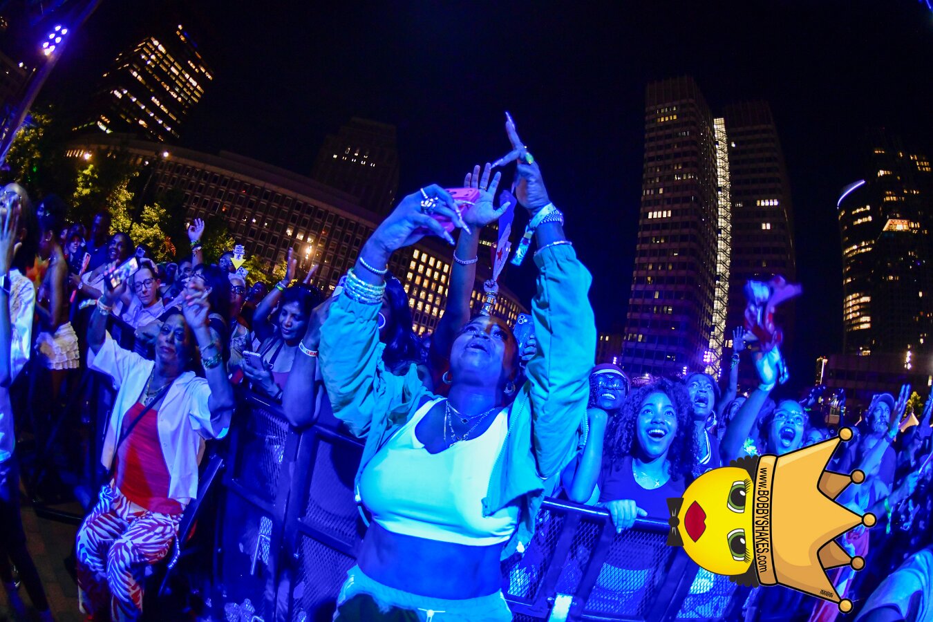 Machel Montano & Lady Lava performing live at Boston City Hall Plaza in Boston, MA, photographed by Bobby Shakes