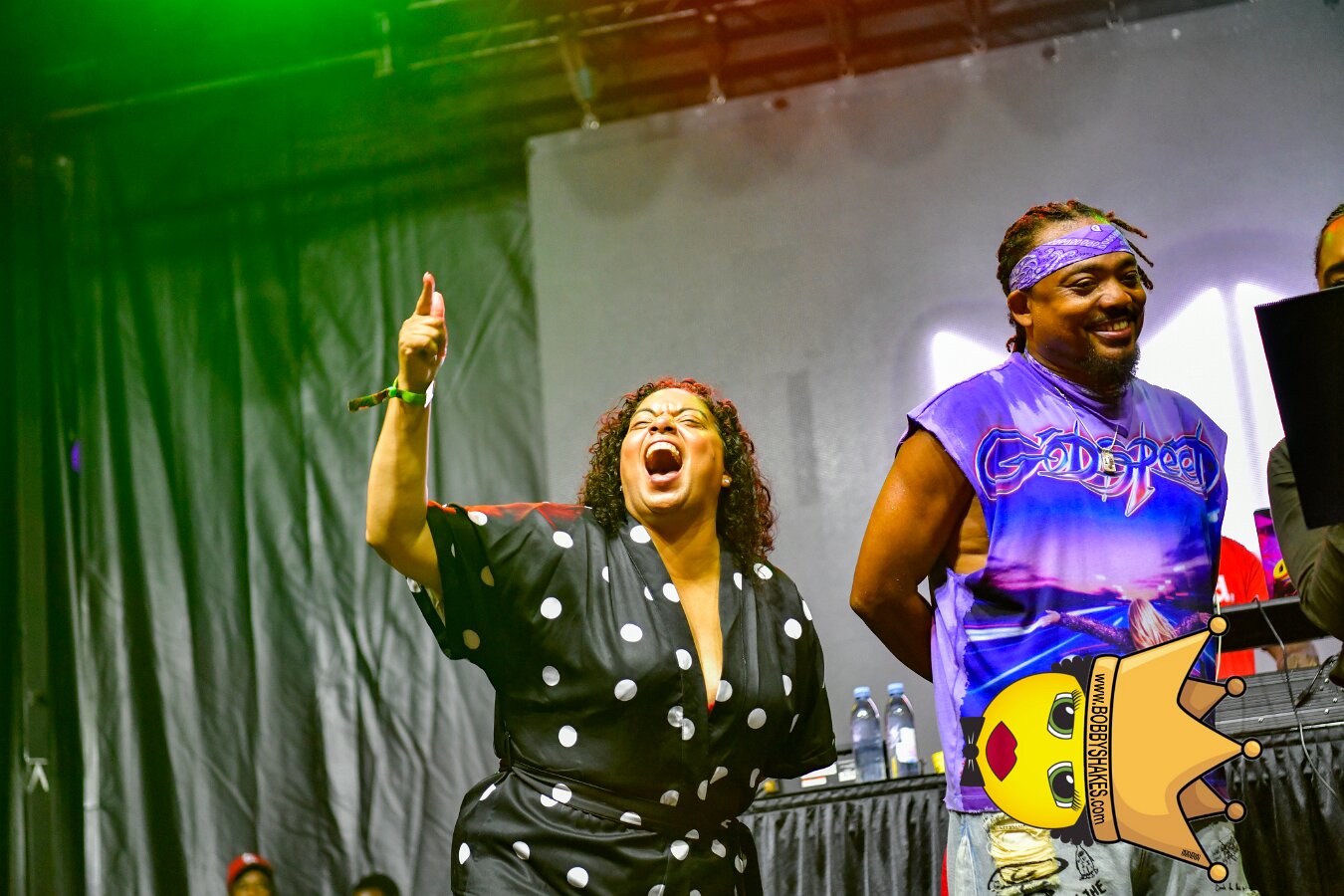 Machel Montano & Lady Lava performing live at Boston City Hall Plaza in Boston, MA, photographed by Bobby Shakes