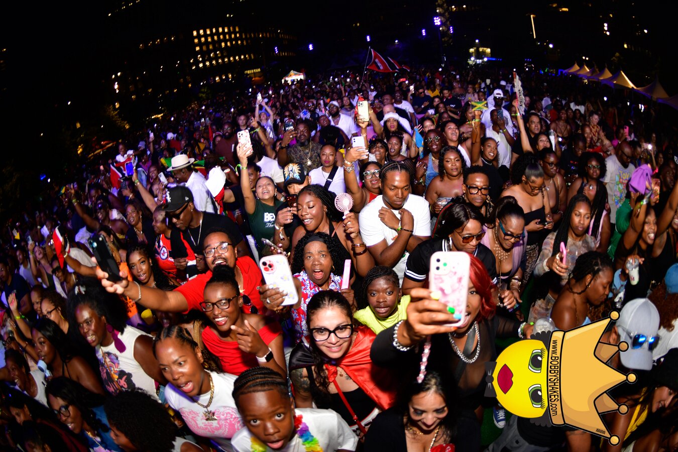 Machel Montano & Lady Lava performing live at Boston City Hall Plaza in Boston, MA, photographed by Bobby Shakes