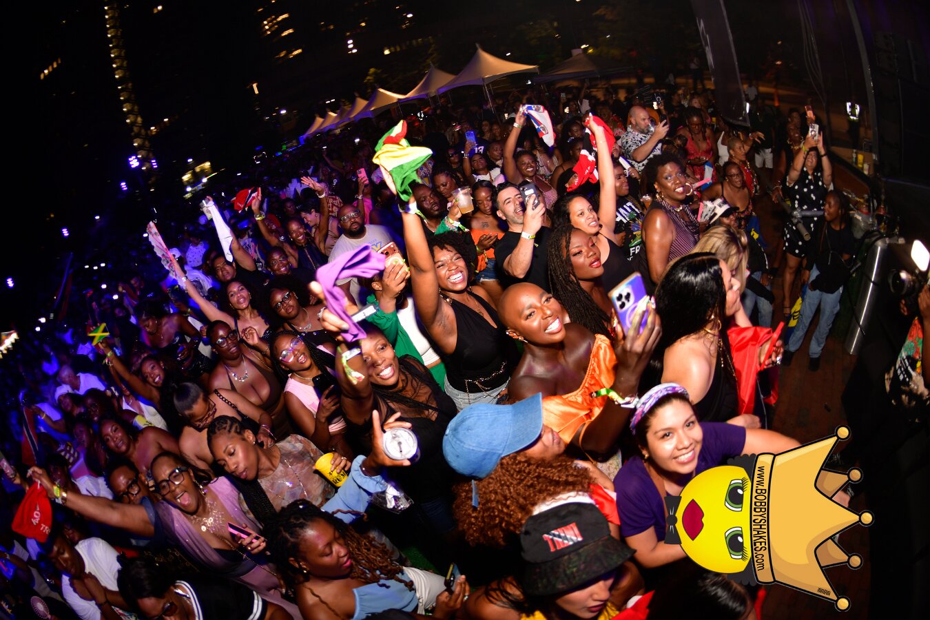 Machel Montano & Lady Lava performing live at Boston City Hall Plaza in Boston, MA, photographed by Bobby Shakes