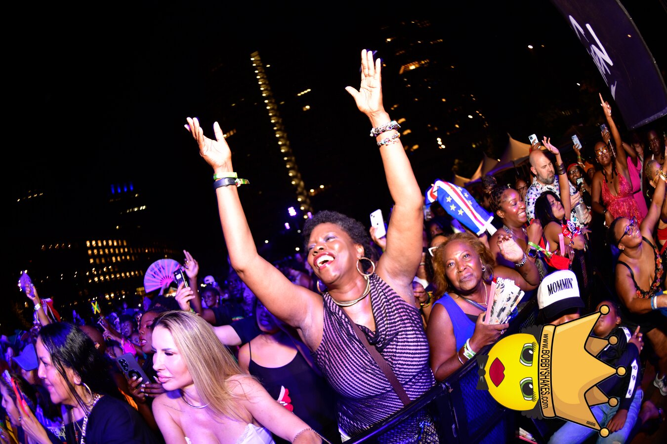 Machel Montano & Lady Lava performing live at Boston City Hall Plaza in Boston, MA, photographed by Bobby Shakes
