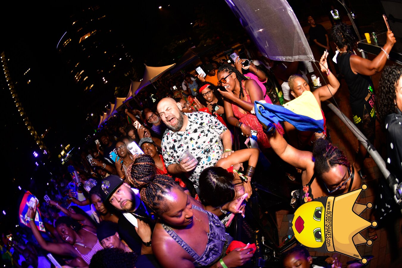 Machel Montano & Lady Lava performing live at Boston City Hall Plaza in Boston, MA, photographed by Bobby Shakes