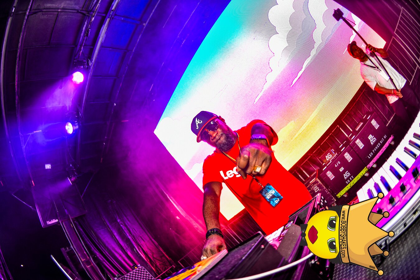 Machel Montano & Lady Lava performing live at Boston City Hall Plaza in Boston, MA, photographed by Bobby Shakes