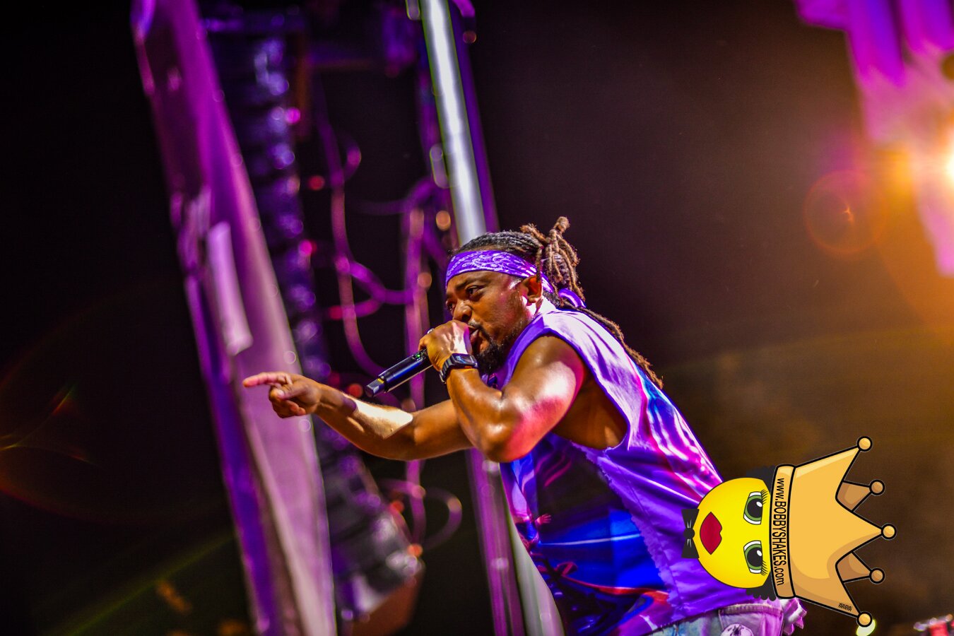 Machel Montano & Lady Lava performing live at Boston City Hall Plaza in Boston, MA, photographed by Bobby Shakes