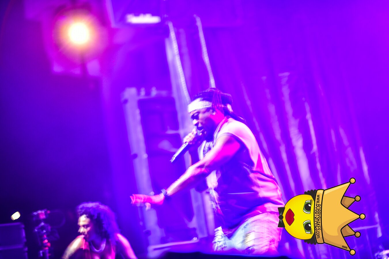 Machel Montano & Lady Lava performing live at Boston City Hall Plaza in Boston, MA, photographed by Bobby Shakes