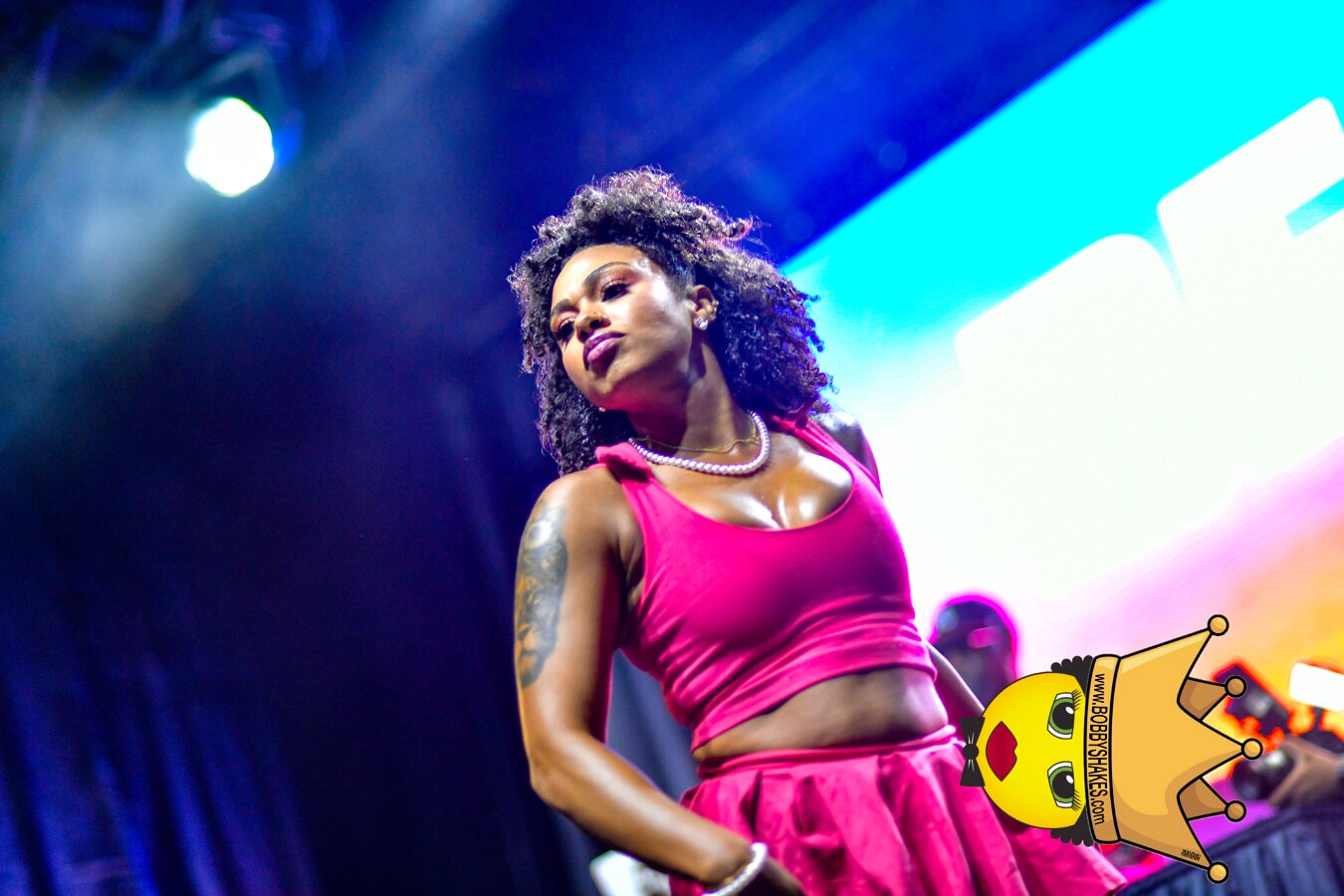 Machel Montano & Lady Lava performing live at Boston City Hall Plaza in Boston, MA, photographed by Bobby Shakes
