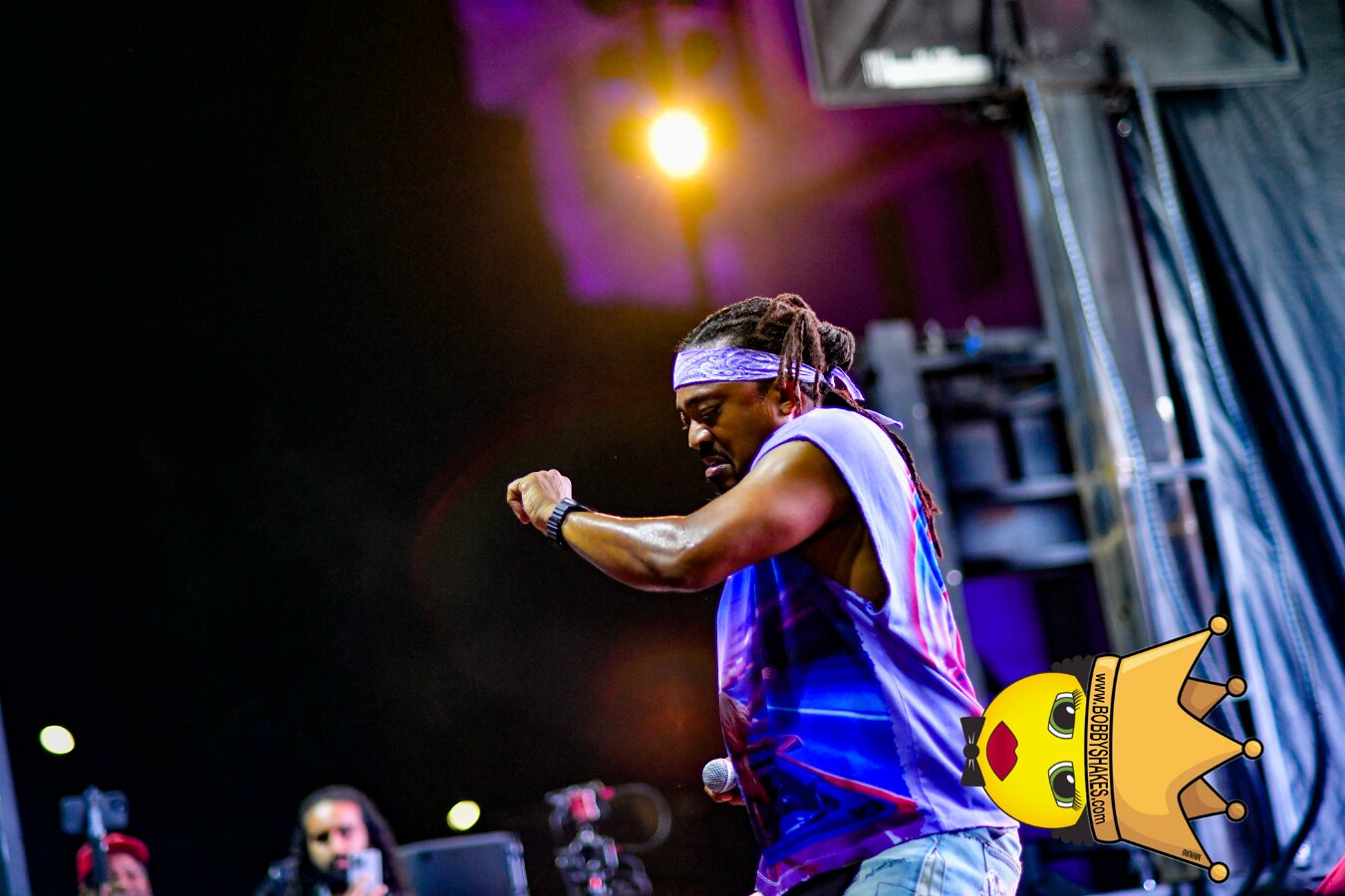 Machel Montano & Lady Lava performing live at Boston City Hall Plaza in Boston, MA, photographed by Bobby Shakes