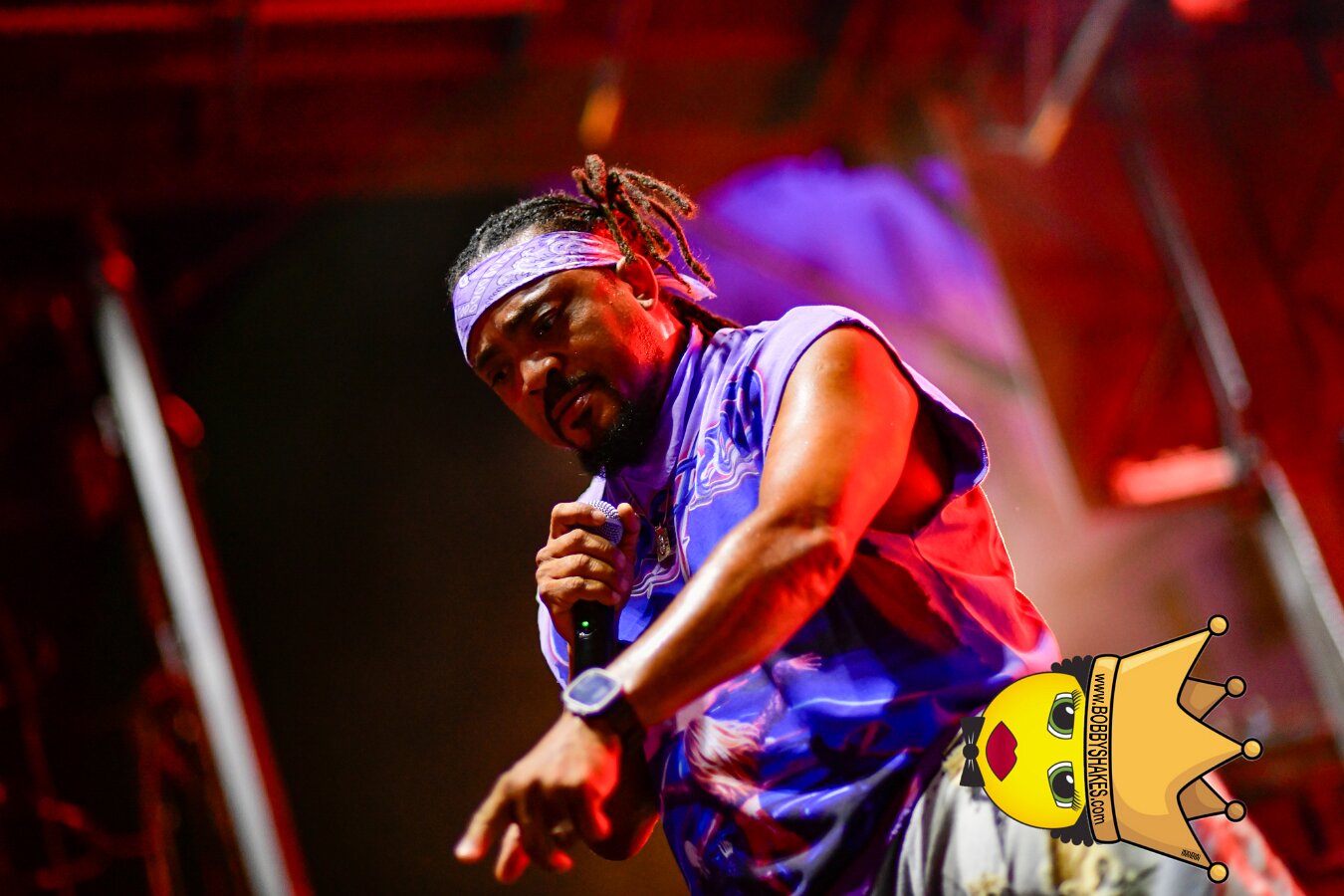 Machel Montano & Lady Lava performing live at Boston City Hall Plaza in Boston, MA, photographed by Bobby Shakes