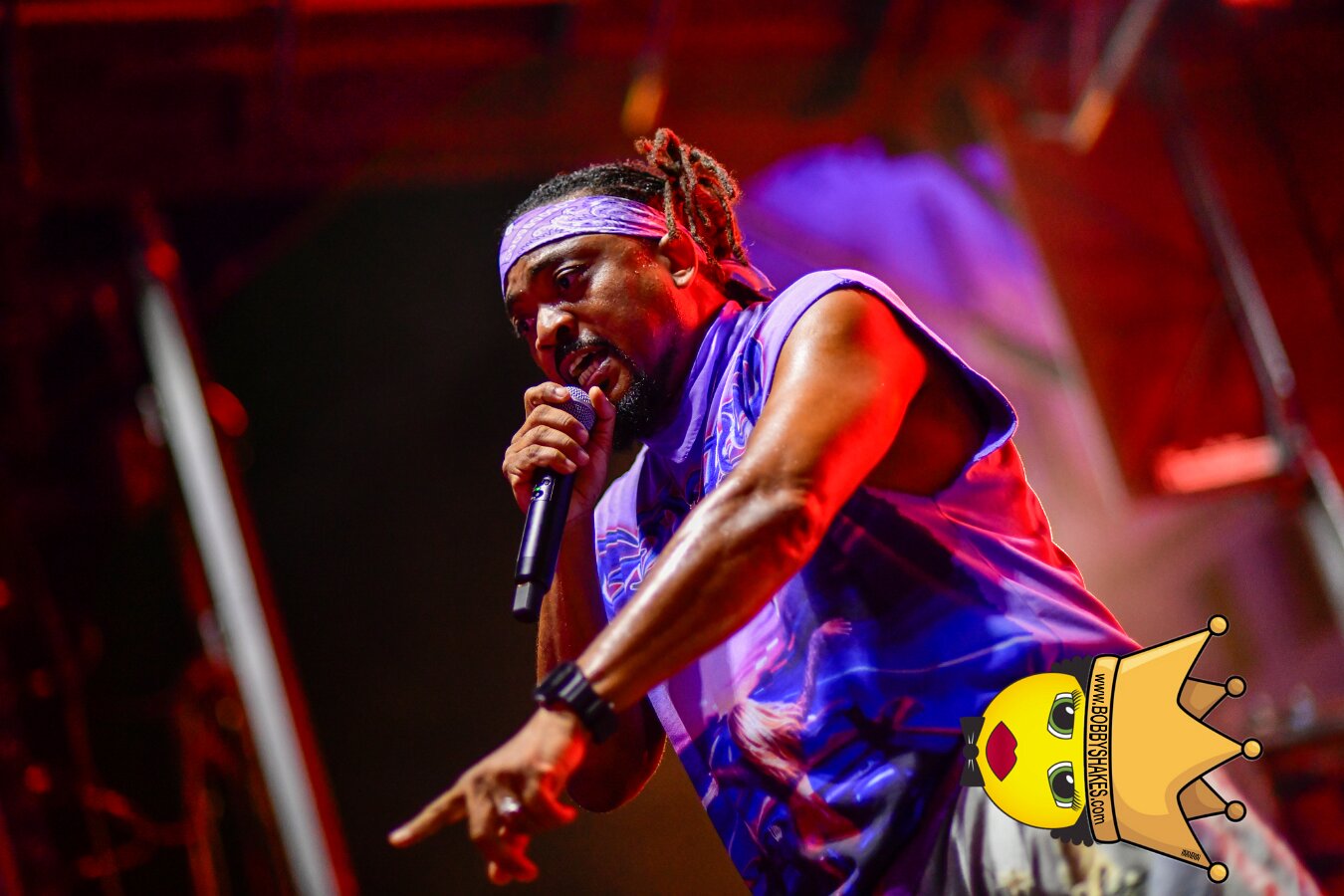 Machel Montano & Lady Lava performing live at Boston City Hall Plaza in Boston, MA, photographed by Bobby Shakes