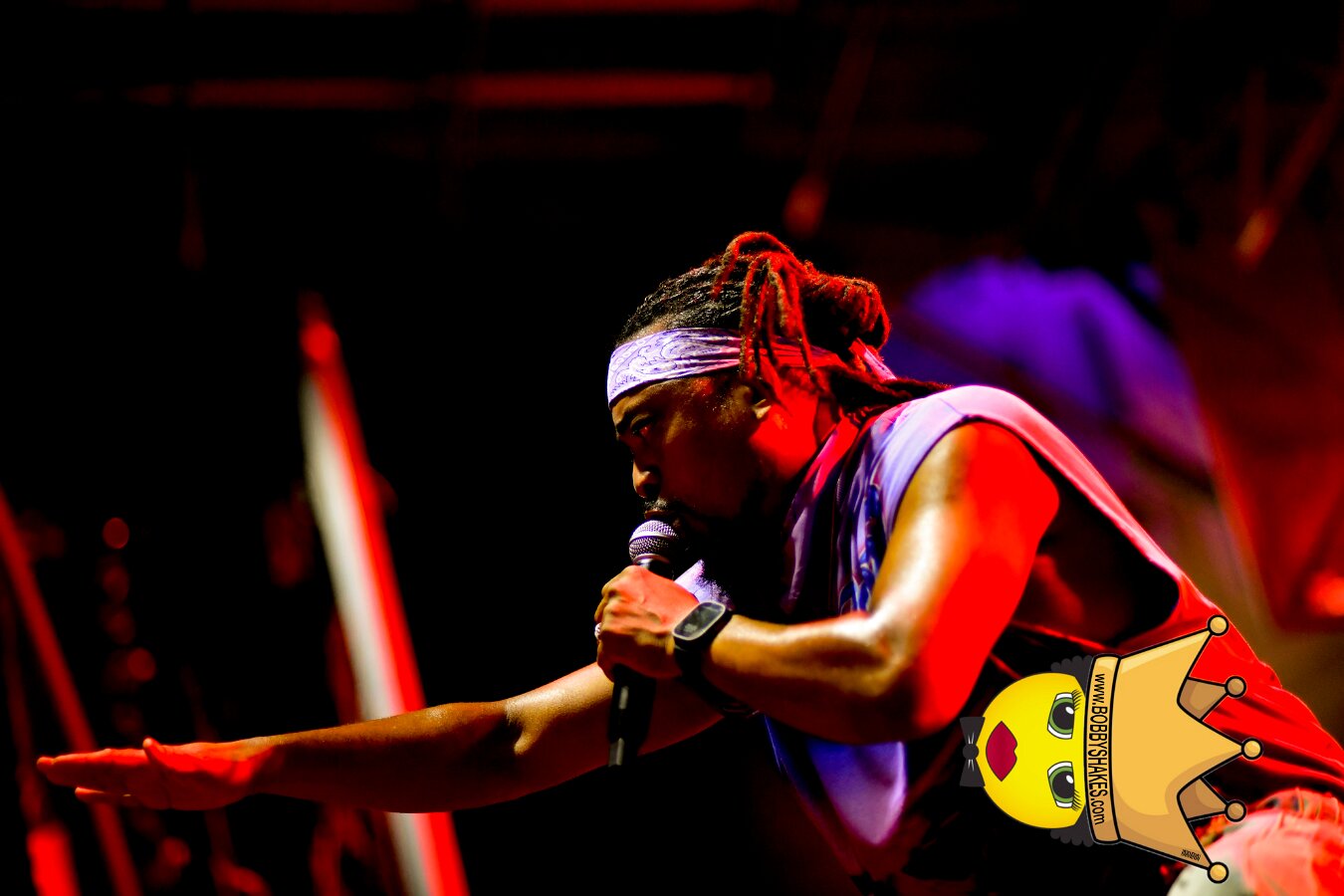 Machel Montano & Lady Lava performing live at Boston City Hall Plaza in Boston, MA, photographed by Bobby Shakes