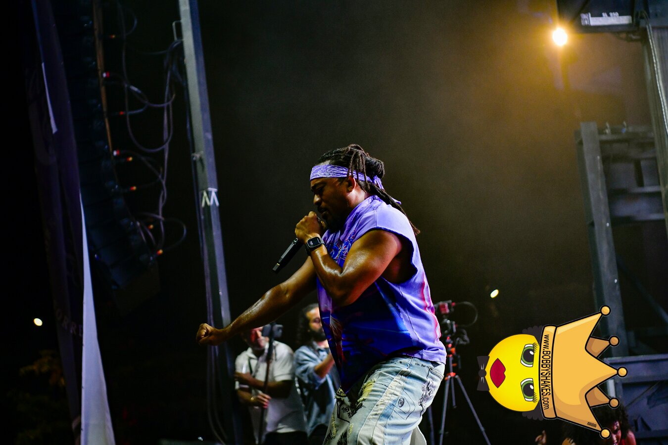 Machel Montano & Lady Lava performing live at Boston City Hall Plaza in Boston, MA, photographed by Bobby Shakes