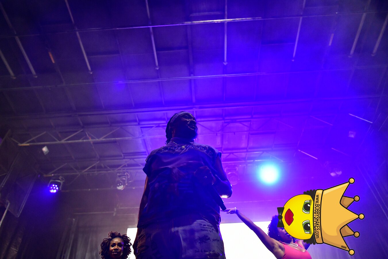 Machel Montano & Lady Lava performing live at Boston City Hall Plaza in Boston, MA, photographed by Bobby Shakes
