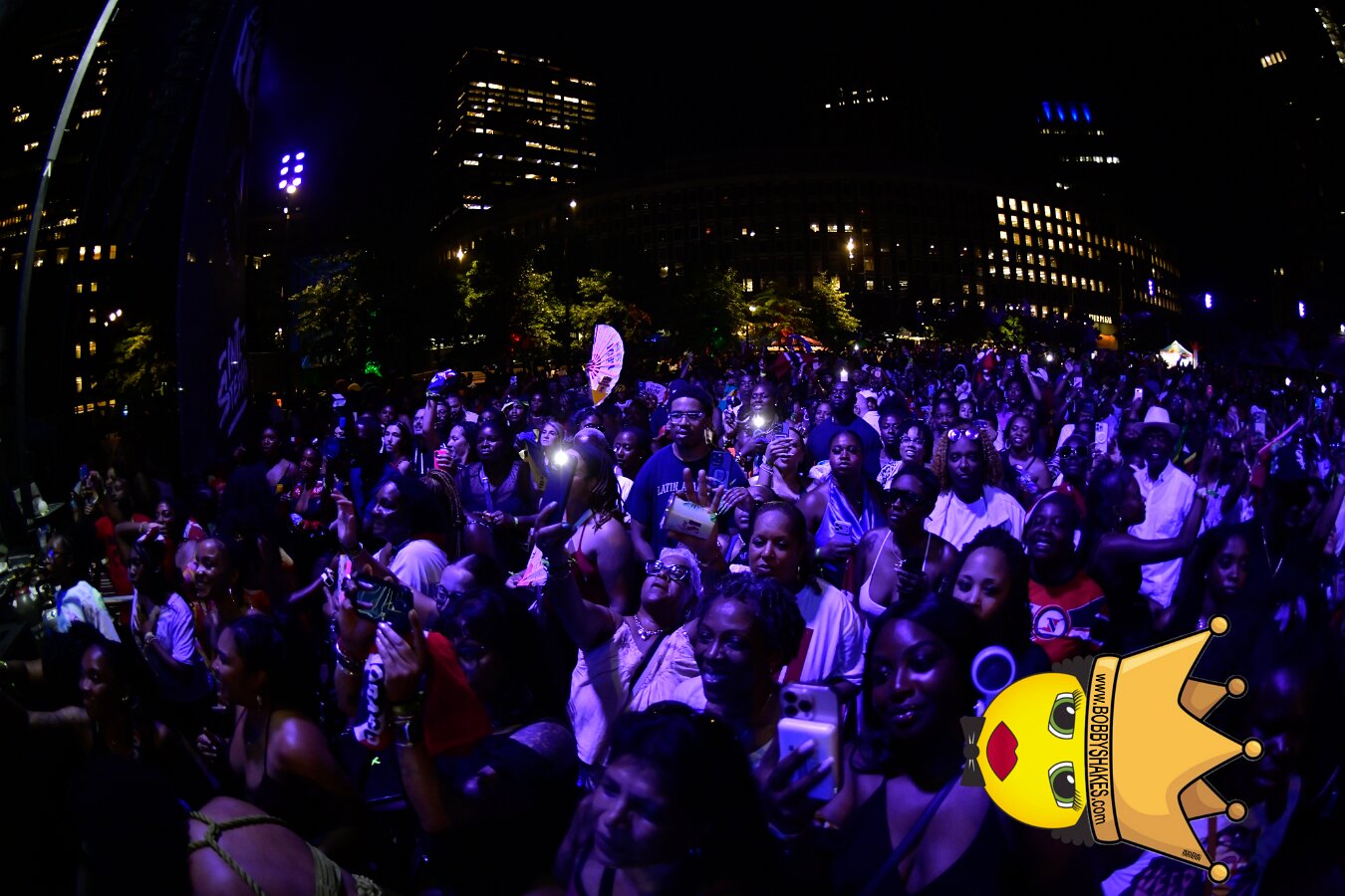 Machel Montano & Lady Lava performing live at Boston City Hall Plaza in Boston, MA, photographed by Bobby Shakes