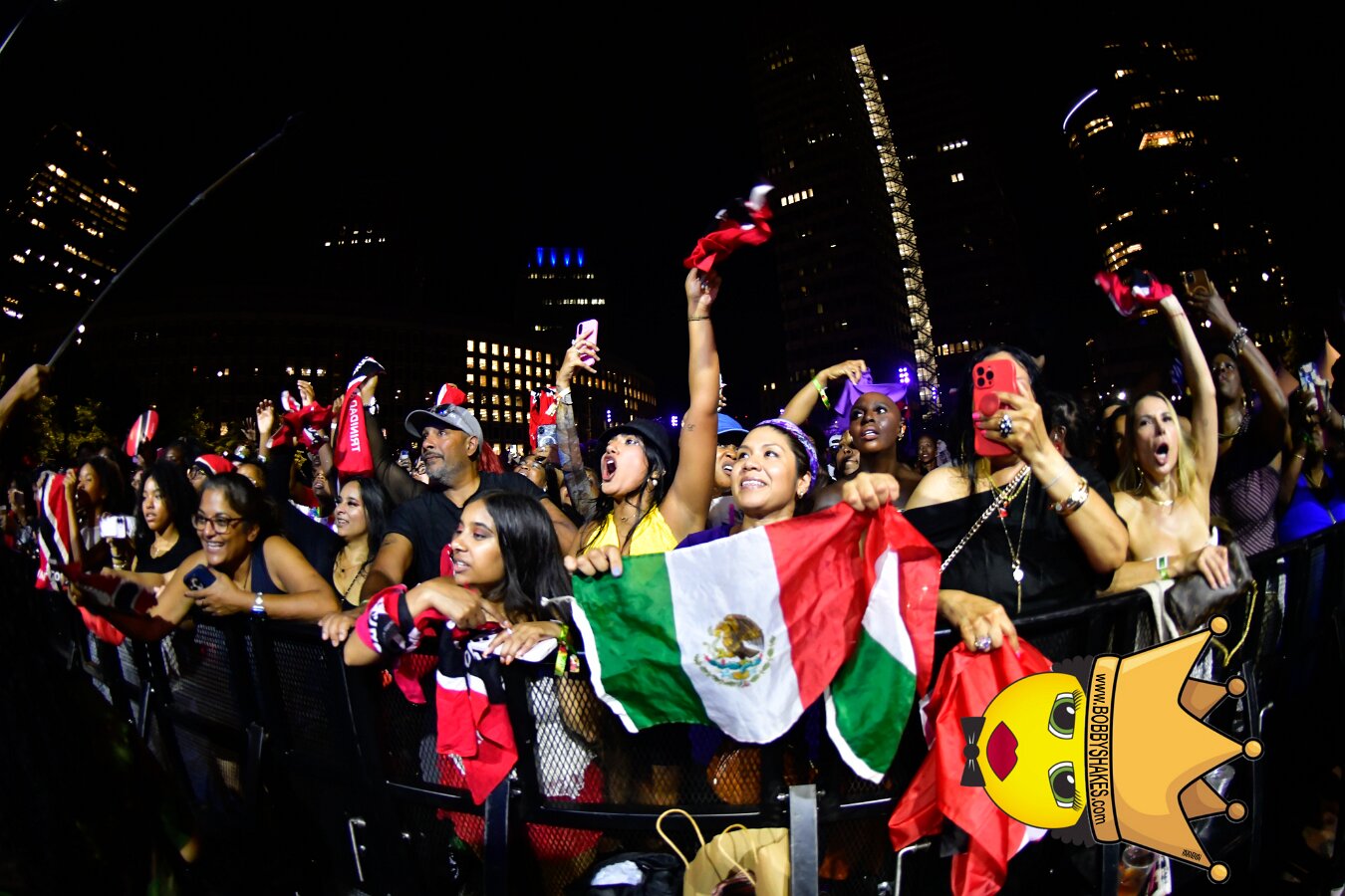 Machel Montano & Lady Lava performing live at Boston City Hall Plaza in Boston, MA, photographed by Bobby Shakes