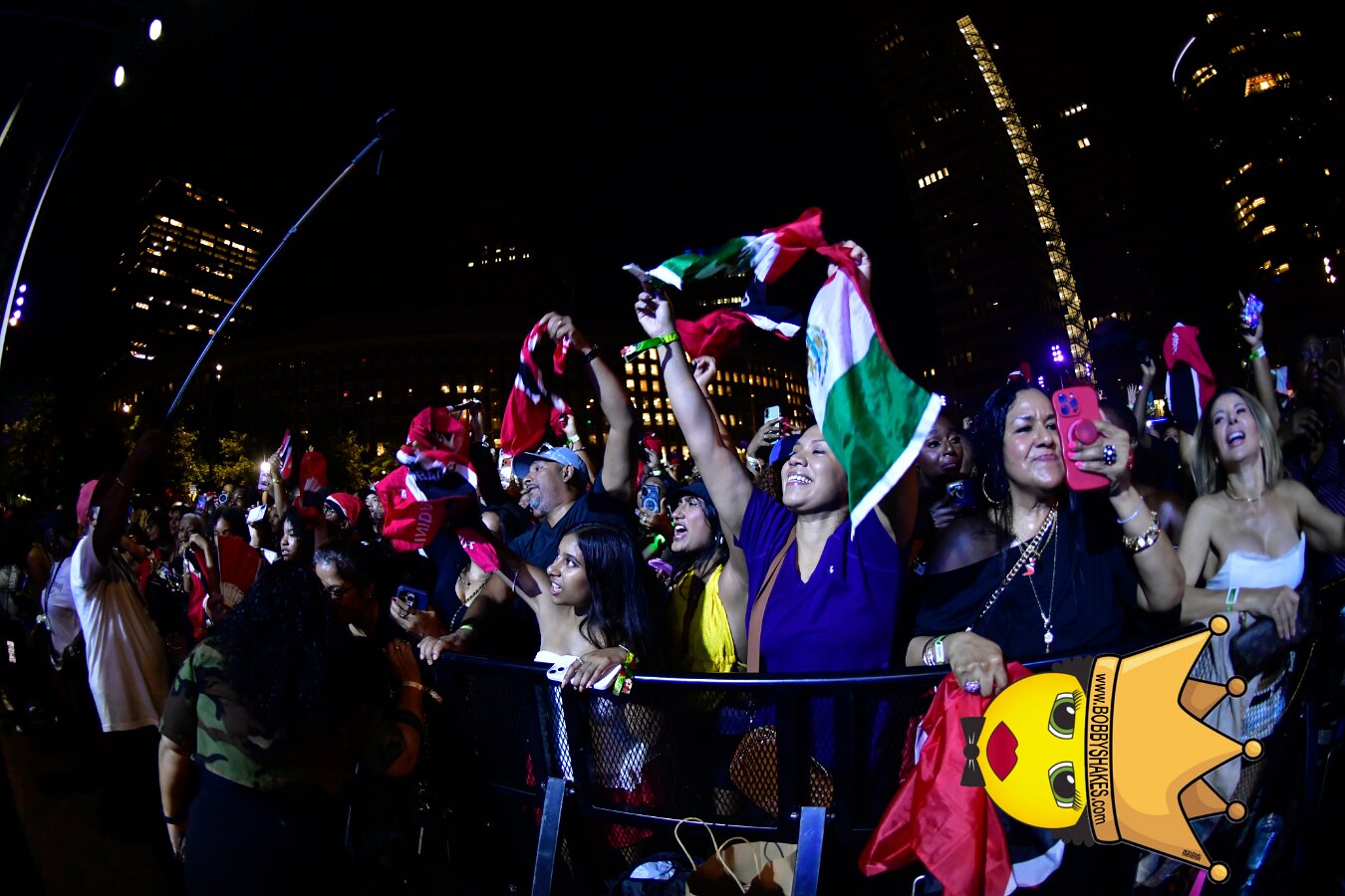 Machel Montano & Lady Lava performing live at Boston City Hall Plaza in Boston, MA, photographed by Bobby Shakes