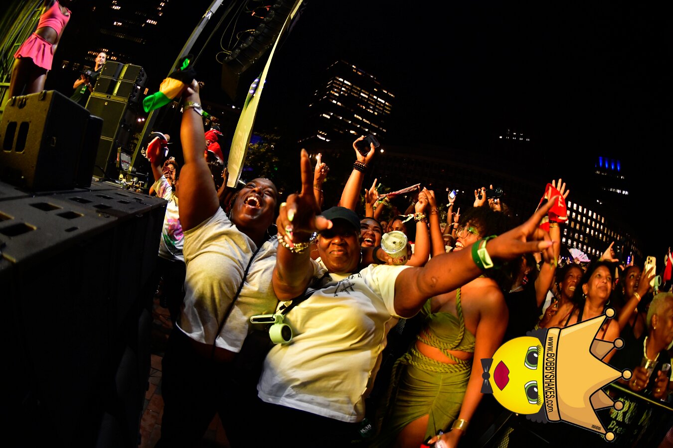 Machel Montano & Lady Lava performing live at Boston City Hall Plaza in Boston, MA, photographed by Bobby Shakes