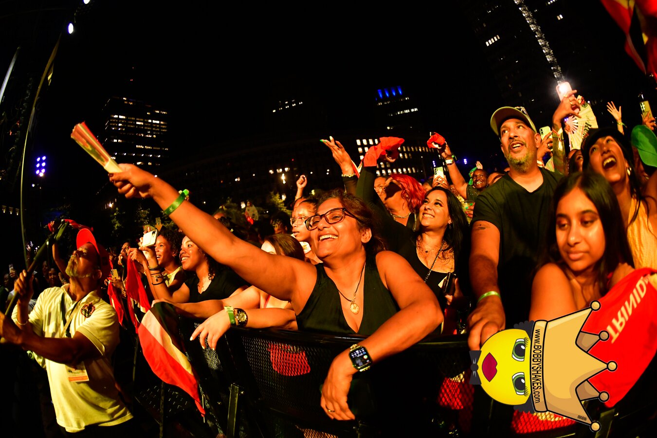 Machel Montano & Lady Lava performing live at Boston City Hall Plaza in Boston, MA, photographed by Bobby Shakes