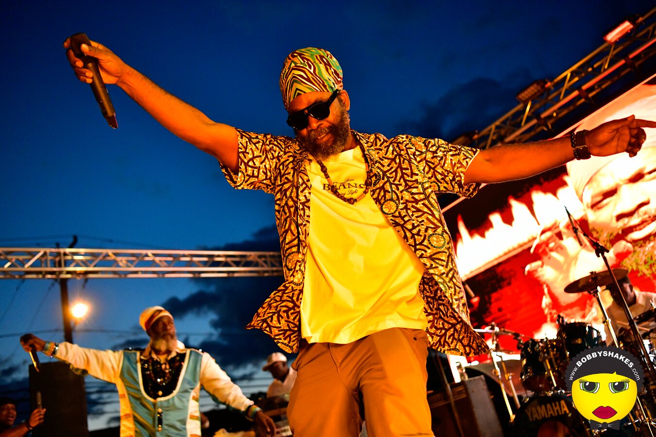 Capleton performing live at Mix 360 in Malden, MA, photographed by Bobby Shakes
