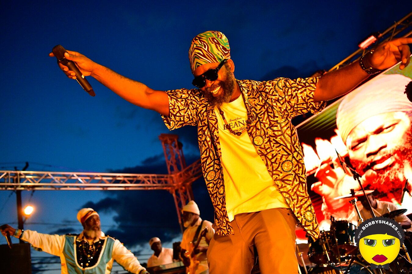 Capleton performing live at Mix 360 in Malden, MA, photographed by Bobby Shakes