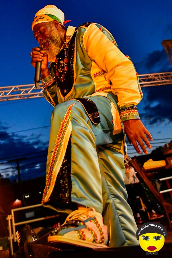 Capleton performing live at Mix 360 in Malden, MA, photographed by Bobby Shakes
