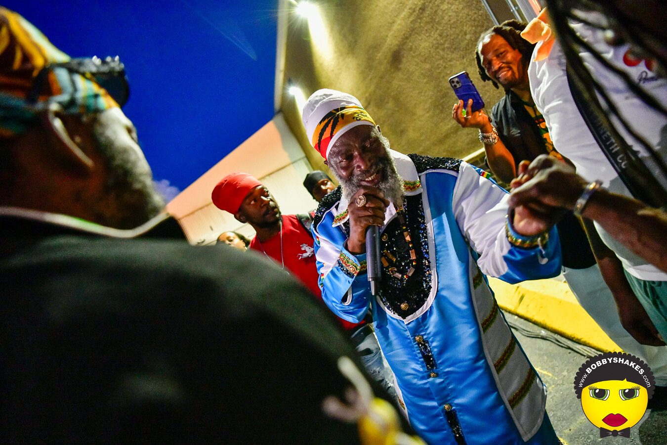 Capleton performing live at Mix 360 in Malden, MA, photographed by Bobby Shakes