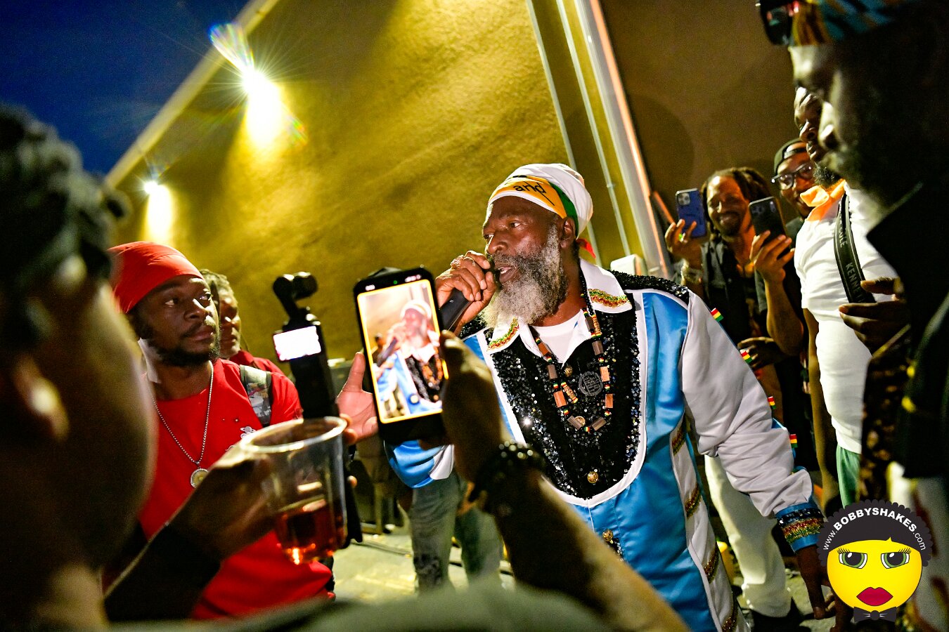 Capleton performing live at Mix 360 in Malden, MA, photographed by Bobby Shakes