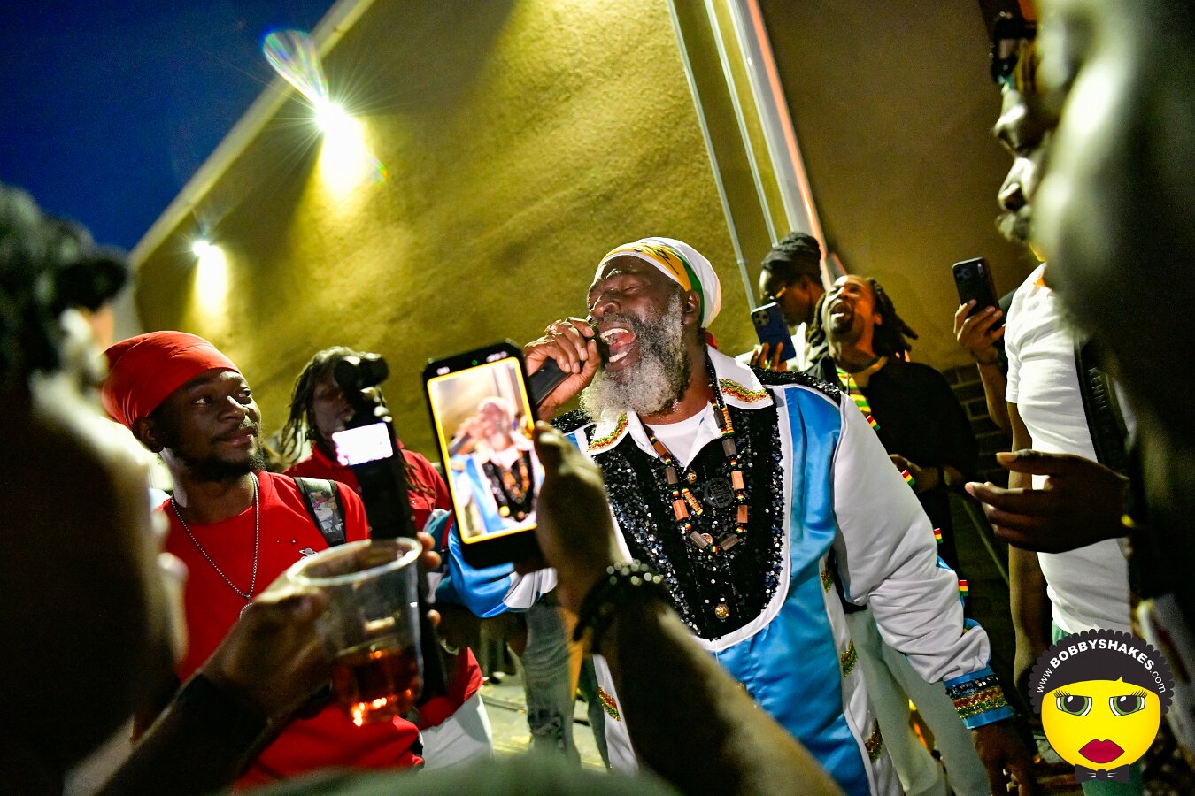 Capleton performing live at Mix 360 in Malden, MA, photographed by Bobby Shakes