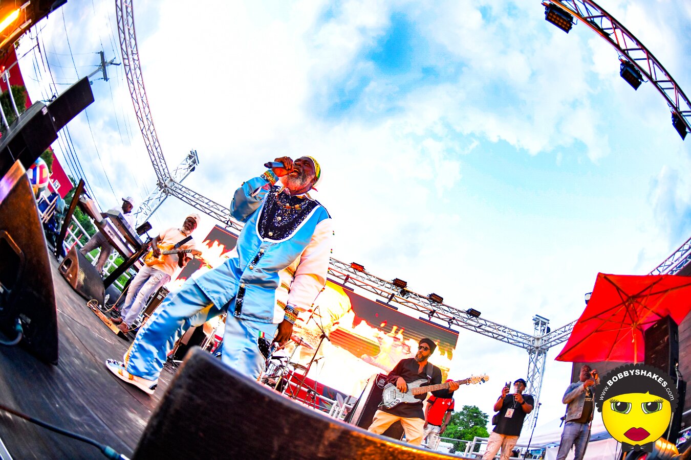 Capleton performing live at Mix 360 in Malden, MA, photographed by Bobby Shakes