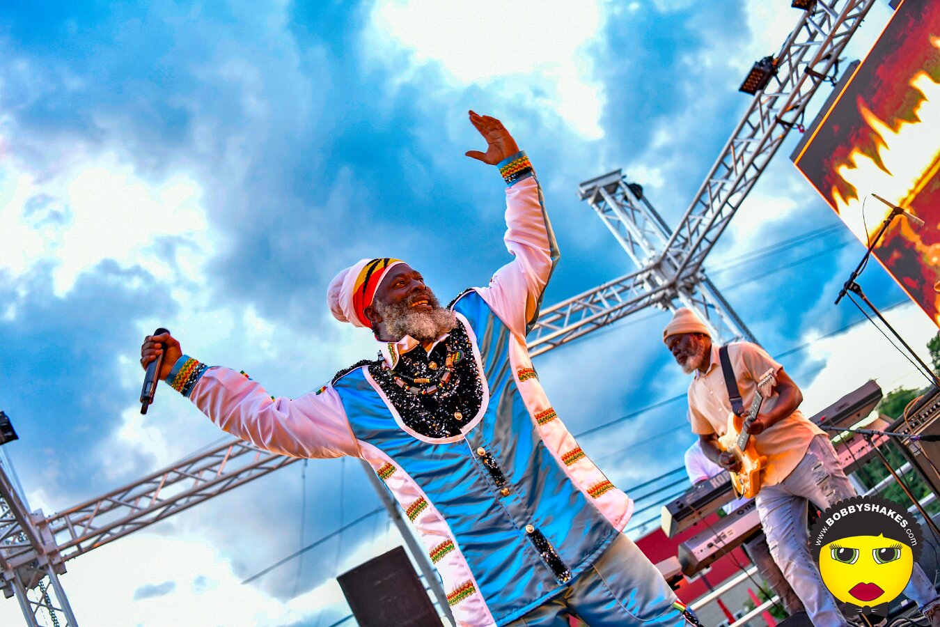 Capleton performing live at Mix 360 in Malden, MA, photographed by Bobby Shakes